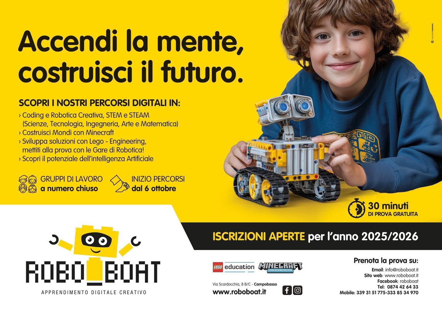 Accendi la mente, costruisci il futuro!